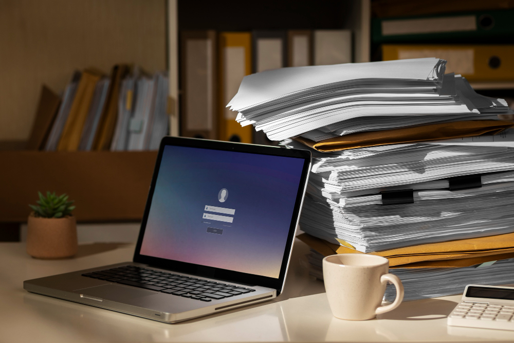 Document upload interface